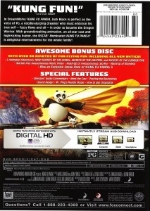 KFP 1 DVD Back