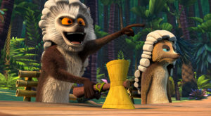 KJN210_01160111_PR_RGB After King Julien is locked out of his own kingdom, the lemurs take matters into their own hands in Season 3 of All Hail King Julien, premiering on Netflix June 17.