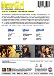 New Girl S5 DVD Back
