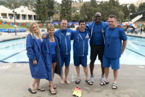 BATTLE OF THE NETWORK STARS - In an ode to ABC’s "Wide World of Sports," 100 TV stars from 14 different network and cable companies will take their athleticism to a new level as they compete - to feel "the thrill of victory and the agony of defeat" - in the revival of "Battle of the Network Stars," based on the ‘70s and ‘80s television pop-culture classic, premiering on THURSDAY, JUNE 29 (9:00-10:00 p.m. EDT) on ABC.   (ABC/Byron Cohen)
AJ MICHALKA, TRACEY GOLD, DAVE COULIER, BRONSON PINCHOT, DEMARCUS WARE, TOM ARNOLD