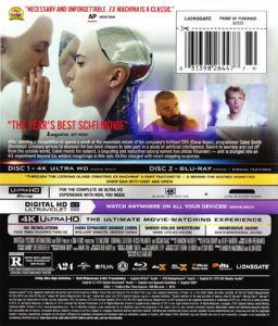 Ex Machina 4K Back