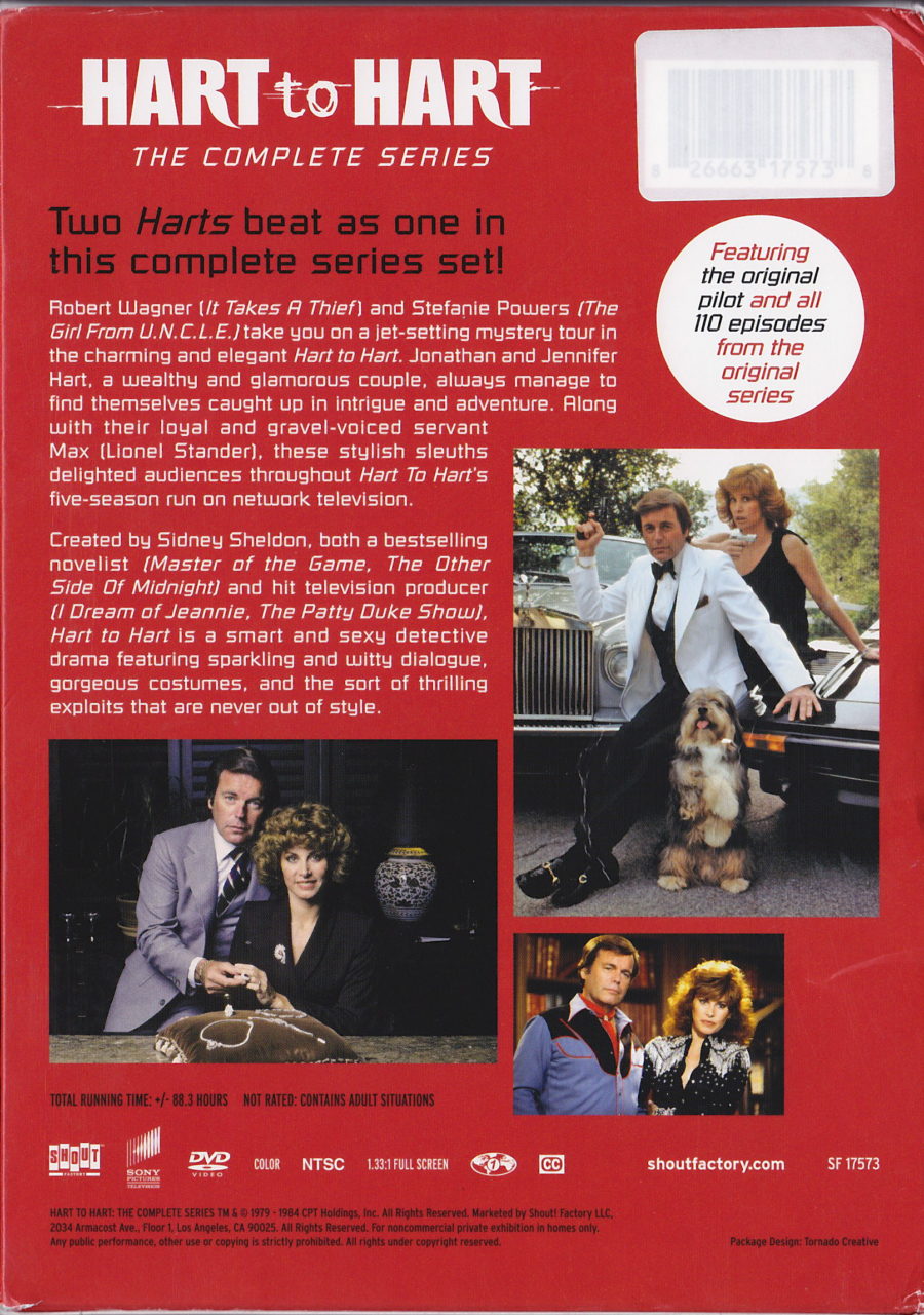 DVD Review HART TO HART THE COMPLETE SERIES No R eruns