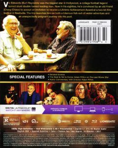 Last Movie Star BD Back
