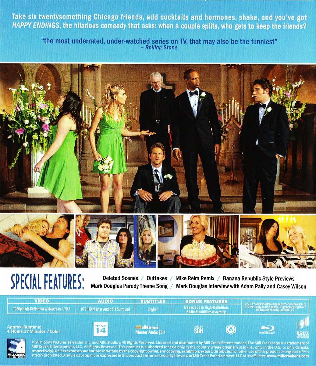 Blu-ray Review: HAPPY ENDINGS – The Complete Series - No(R)eruns.net