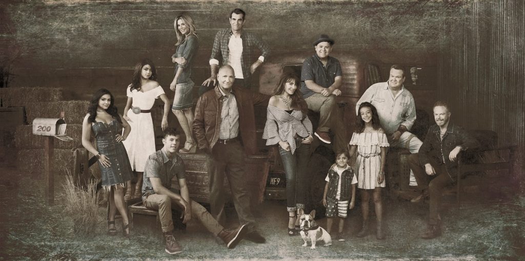 ARIEL WINTER, SARAH HYLAND, NOLAN GOULD, JULIE BOWEN, ED O'NEILL, TY BURRELL, SOFIA VERGARA, RICO RODRIGUEZ, JEREMY MAGUIRE, AUBREY ANDERSON-EMMONS, ERIC STONESTREET, JESSE TYLER FERGUSON