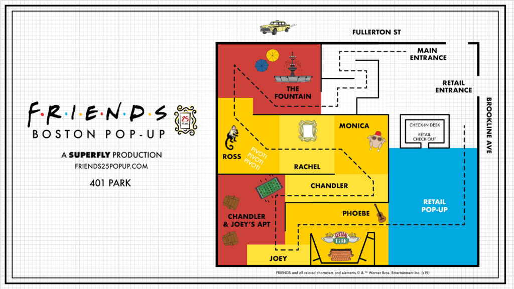 Friends 25 - Boston Layout