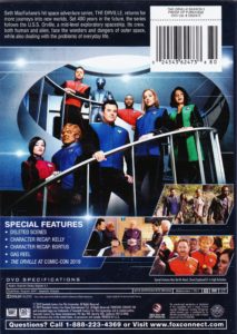 The Orville S2 DVD Back