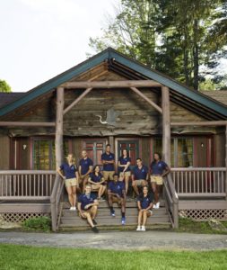 CAMP GETAWAY -- Season:1 -- Pictured: (l-r) Sophia D'Angelo, Nile Lundgren, Glen North, Claire Sorrels, Adam Mizrahi, Gavin Stewart, Neely Fortune, David Schrieber, Randall Klein, Monica O'Neal -- (Photo by: Karolina Wojtasik/Bravo)
