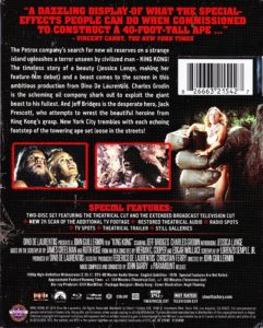 King Kong 1976 Back