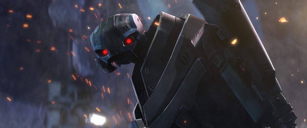 STAR TREK: PRODIGY, with series voice cast including “The Diviner” (voiced by John Noble) and “Drednok” (voiced by Jimmi Simpson) of the Paramount+ series Star Trek: Prodigy . Photo Cr: Nickelodeon/Paramount+ ©2021, All Rights Reserved.
