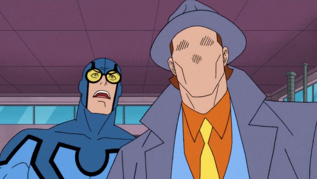 As one of the more conflicted yet effective pairings of Super Heroes, Blue Beetle and The Question must combine their individual talents to solve the mystery at hand. Matt Lanter (Timeless, Star Wars: The Clone Wars, 90210) stars as Blue Beetle alongside David Kaye (Last Week Tonight with John Oliver, He-Man and the Masters of the Universe) as The Question. As one of the more conflicted yet effective pairings of Super Heroes, Blue Beetle and The Question must combine their individual talents to solve the mystery at hand. Matt Lanter (Timeless, Star Wars: The Clone Wars, 90210) stars as Blue Beetle alongside David Kaye (Last Week Tonight with John Oliver, He-Man and the Masters of the Universe) as The Question.