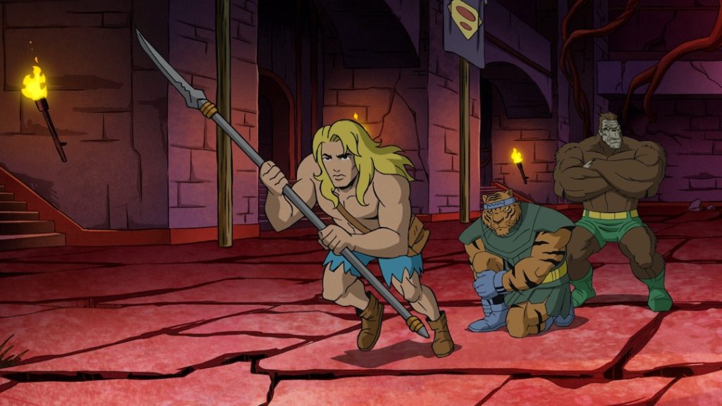 Kamandi goes on the attack while Tuftan and Zuma watch as the adventure unfolds in Kamandi, The Last Boy On Earth! Cameron Monghan (Gotham, Shameless, Reign of the Supermen) gives voice to Kamandi, while Tuftan and Zuma are voiced by Steve Blum (Star Wars: Rebels, Cowboy Bebop, Naruto franchise) and Adam Gifford (Masters of the Universe: Revelation), respectively. Kamandi goes on the attack while Tuftan and Zuma watch as the adventure unfolds in Kamandi, The Last Boy On Earth! Cameron Monghan (Gotham, Shameless, Reign of the Supermen) gives voice to Kamandi, while Tuftan and Zuma are voiced by Steve Blum (Star Wars: Rebels, Cowboy Bebop, Naruto franchise) and Adam Gifford (Masters of the Universe: Revelation), respectively.