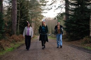 Sarah Greene, Sharon Horgan and Eve Hewson in “Bad Sisters,” premiering globally August 19, 2022 on Apple TV+.