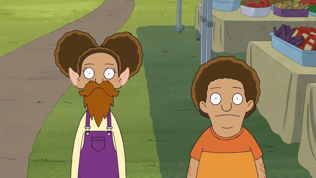 Molly (voiced by Emmy Raver-Lampman) and Cole (voiced by Tituss Burgess) in “Central Park” season three, premiering September 9, 2022 on Apple TV+