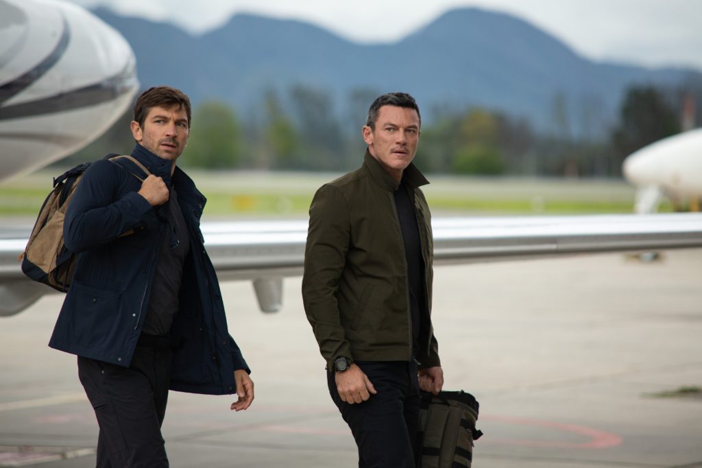 Michiel Huisman and Luke Evans in “Echo 3” premieres November 23, 2022 on Apple TV+