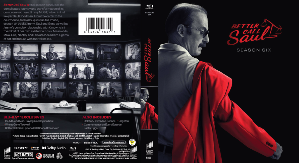 Better Call Saul Packaging