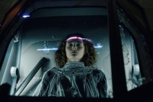 THE ARK -- Episode 101 -- Pictured: Christie Burke as Sharon Garnet -- (Photo by: Aleksandar Letic/Ark TV Holdings, Inc./SYFY)
